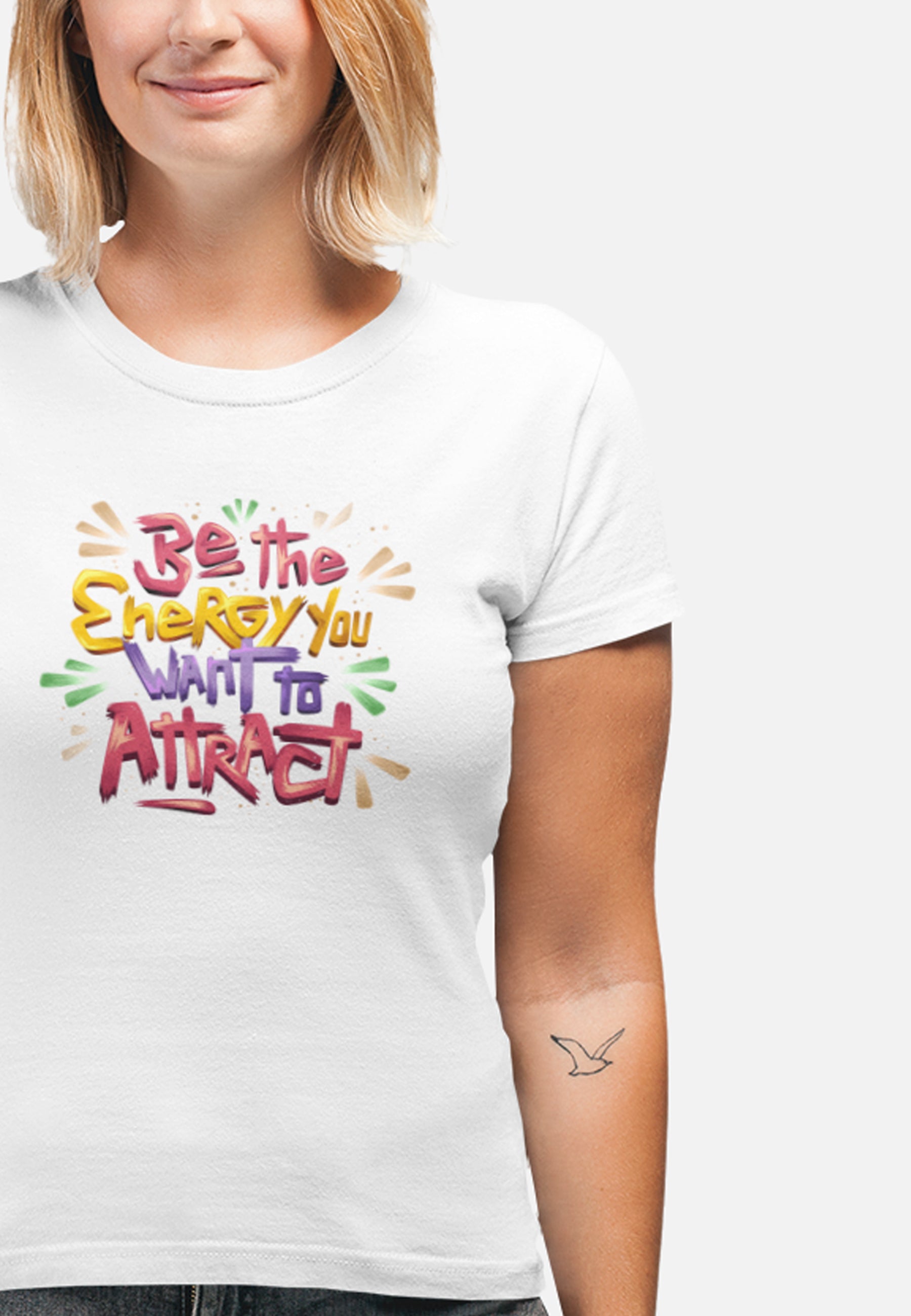 Damen T-Shirt -Be the energy