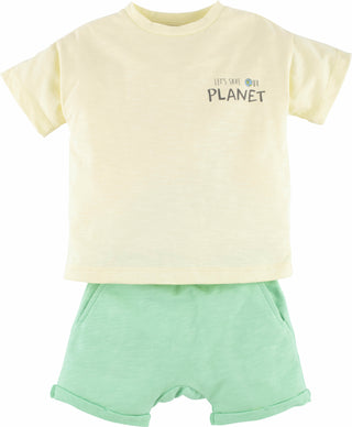 Baby Junge Set, 2 tlg -Lets save our planet