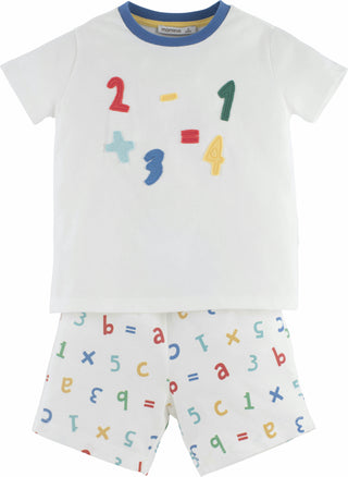 Baby Junge Schlafanzug -Math