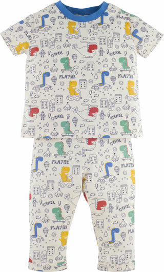 Baby Junge Schlafanzug -Dino player
