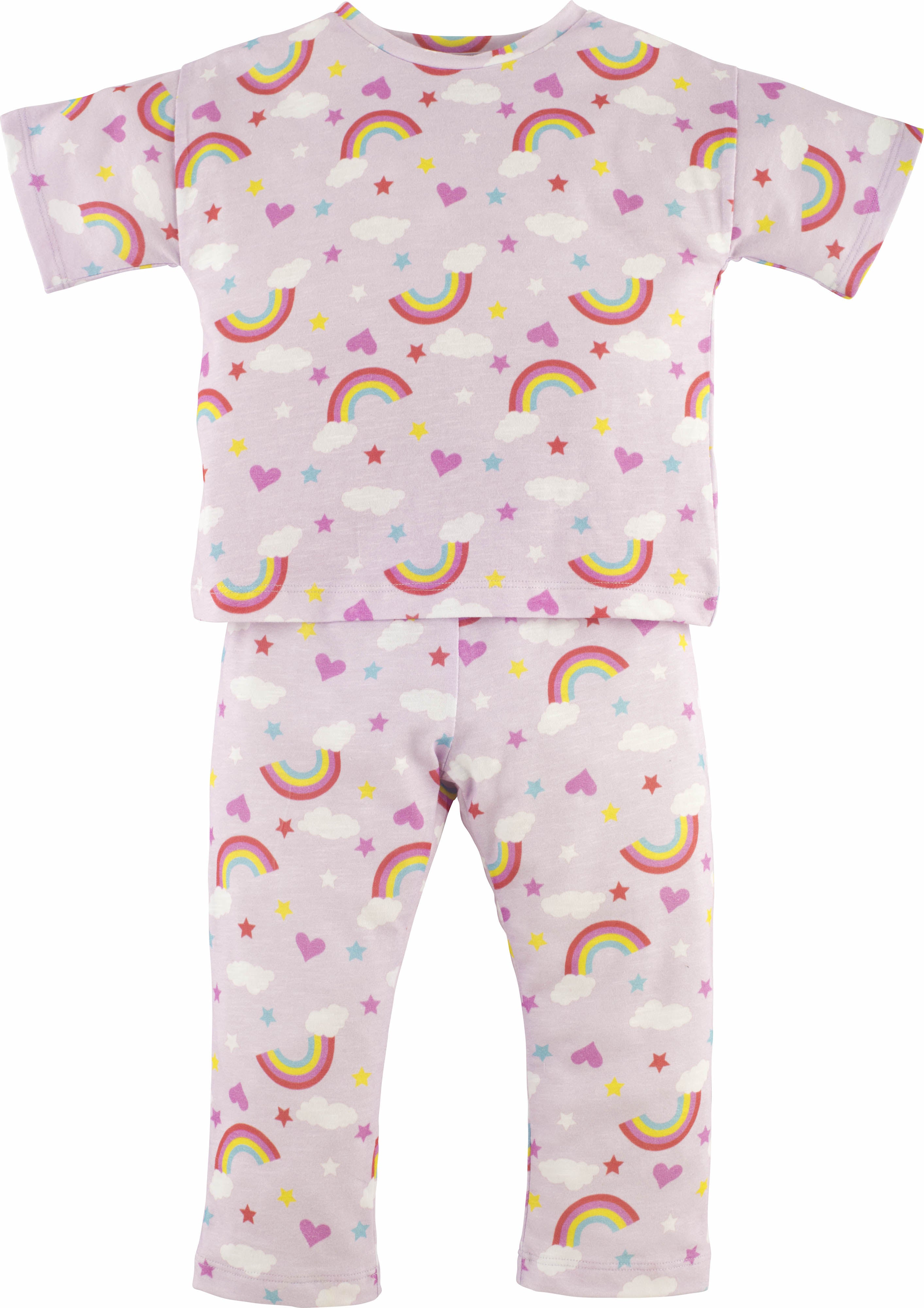 Baby Mädchen Schlafanzug -Rainbow