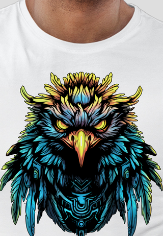 Herren T Shirt -Eagle- weiss