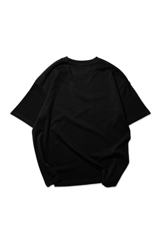 Herren Oversized T Shirt -Think - schwarz
