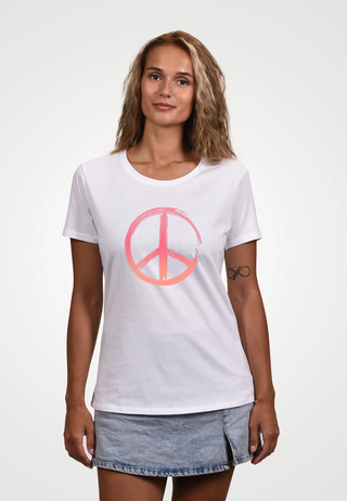 Damen T Shirt -Peace sign