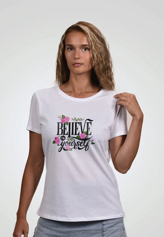 Damen T-Shirt -Believe