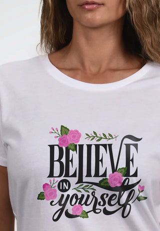 Damen T-Shirt -Believe
