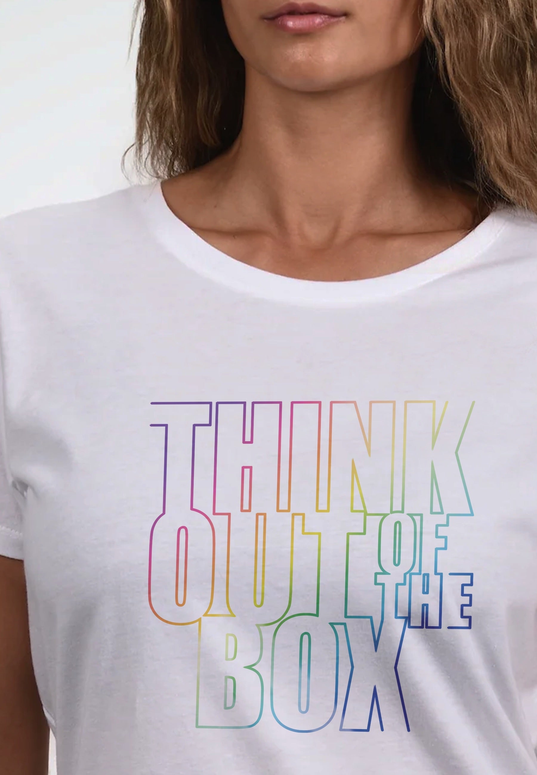 Damen T-Shirt -Think