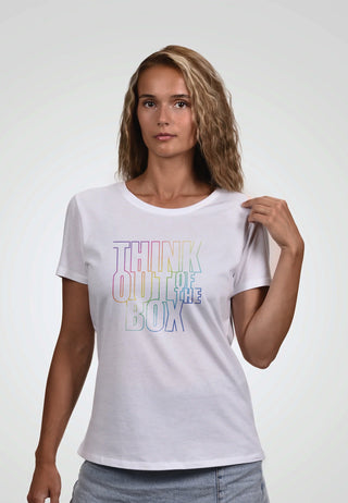 Damen T-Shirt -Think