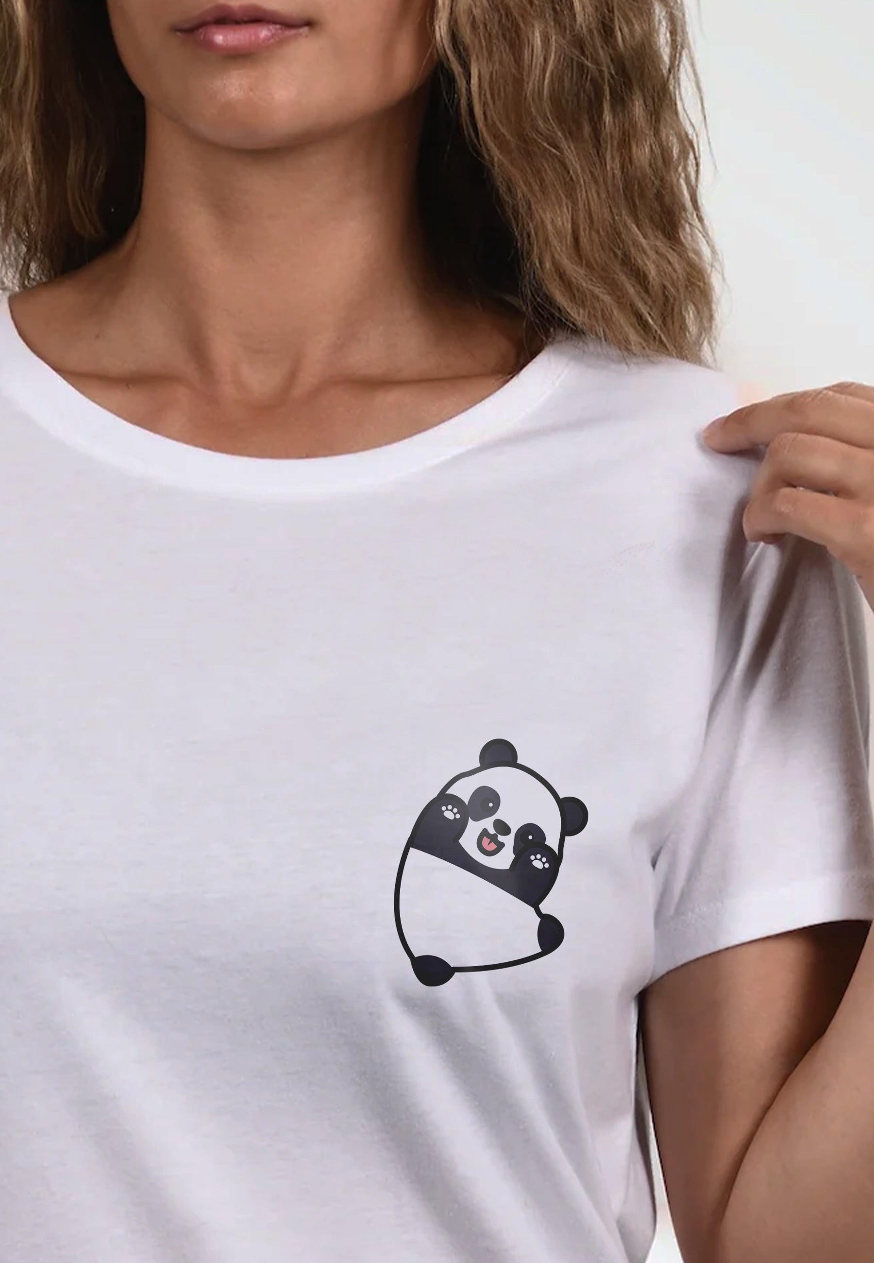 Damen T Shirt -Panda