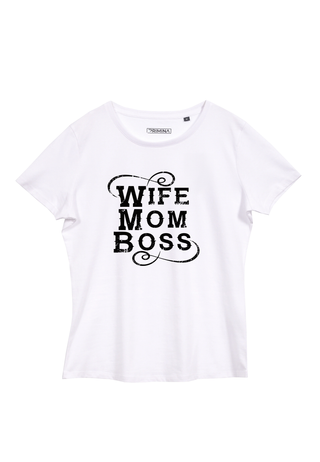 Damen T-Shirt -Wife Mom Boss