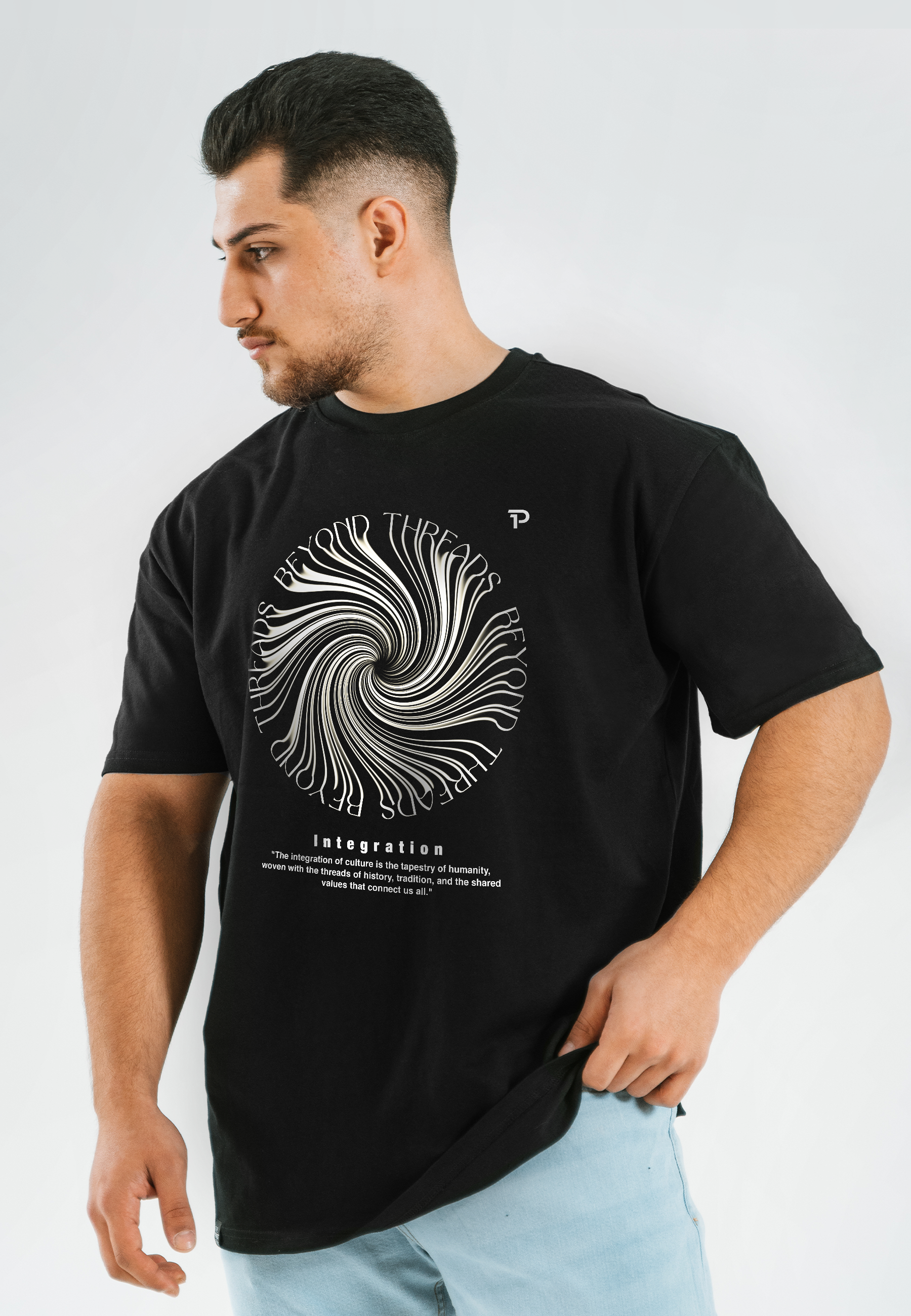 Herren Oversized T-Shirt -Integration