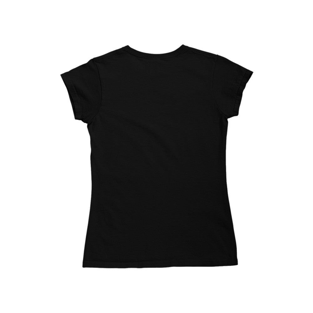 Damen T Shirt -Dotted Skull - schwarz